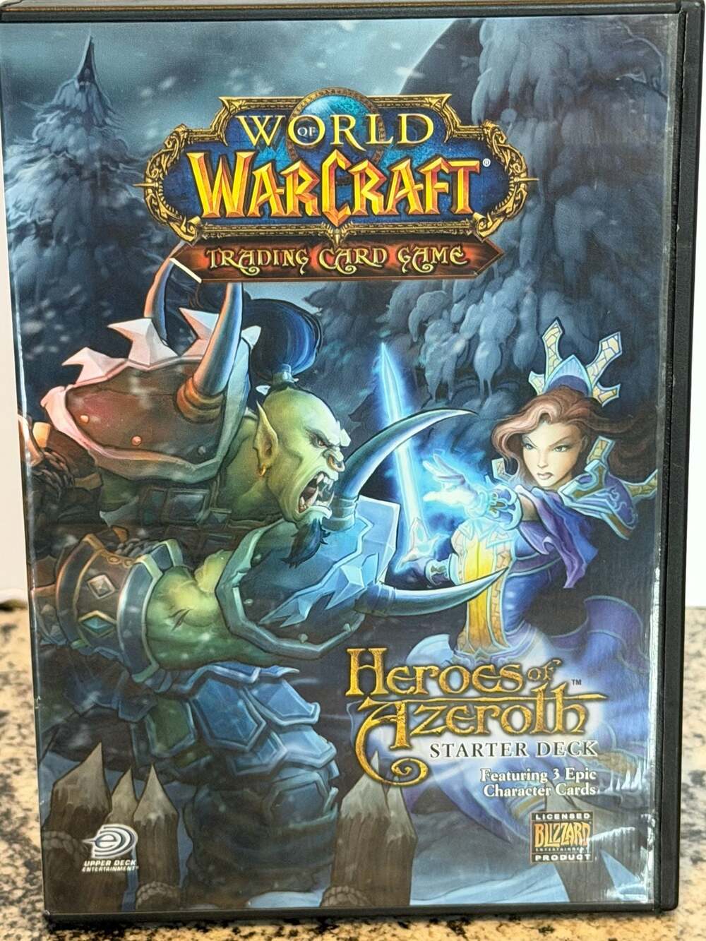 World of Warcraft TCG Heroes of Azeroth Starter Deck with Character Cards